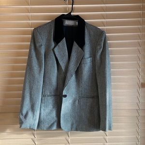 Gingham blazer